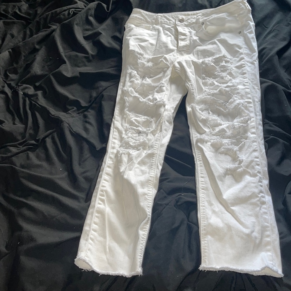 White jeans